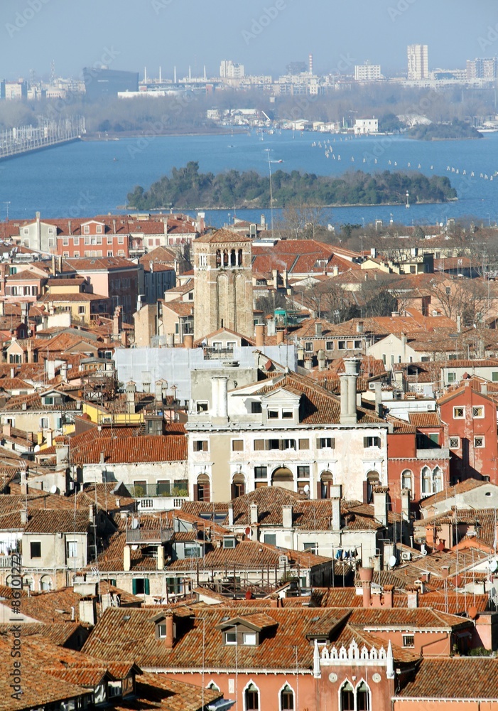 houses and buildings in the VENICE City in Italy