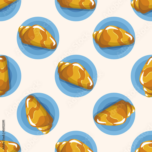 sea animal shell cartoon ,seamless pattern