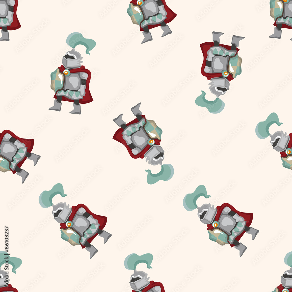 Obraz premium knight ,seamless pattern