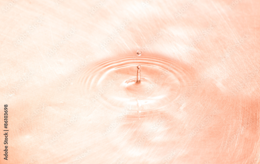 Fototapeta premium Water drop close up