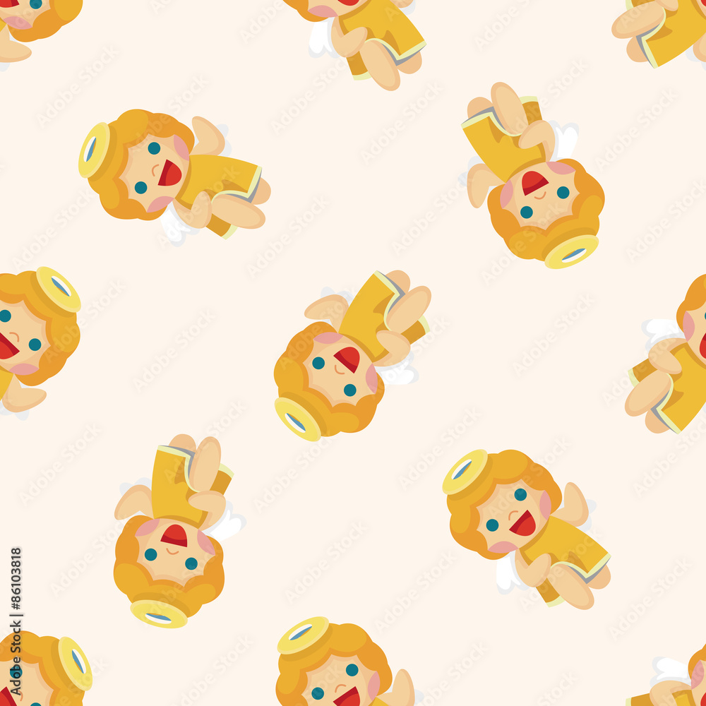 Obraz premium angel ,seamless pattern