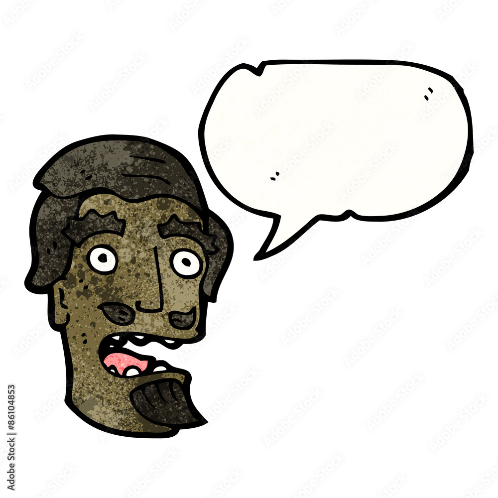 cartoon shocked man with beard cartoon shocked man with beard