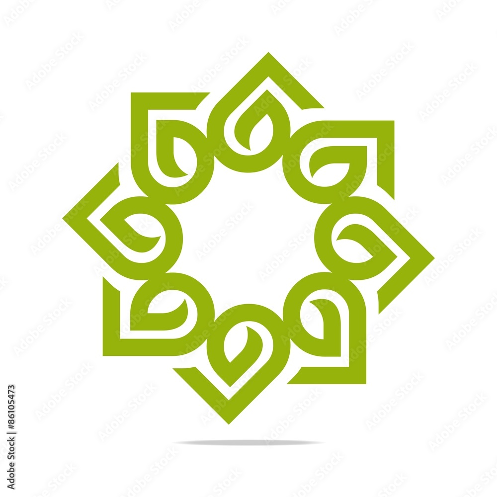 Logo Go Green Leaf Greening Symbol Icon Vector Logo Go Green Leaf Greening Symbol Icon Vector