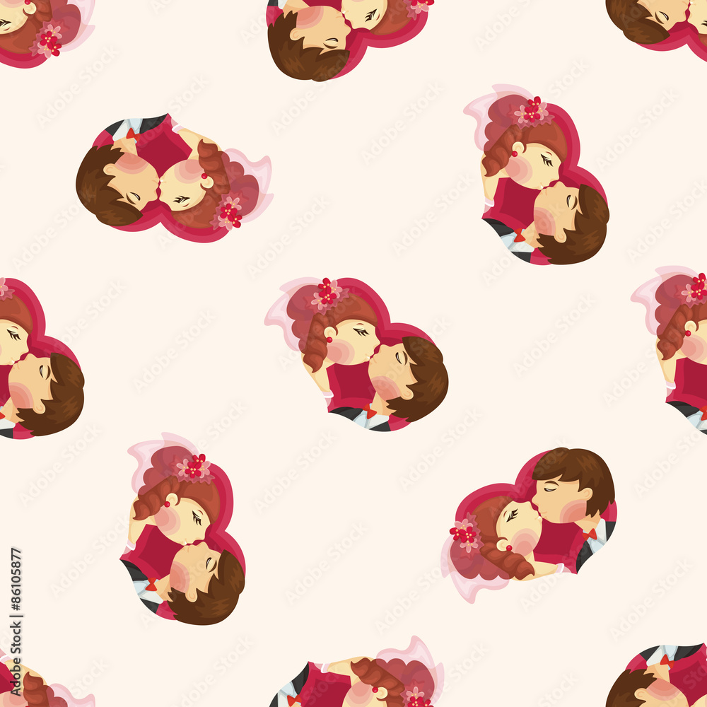 wedding couple ,seamless pattern wedding couple ,seamless pattern