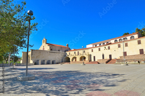 Valverde sanctuary square in Alghero
