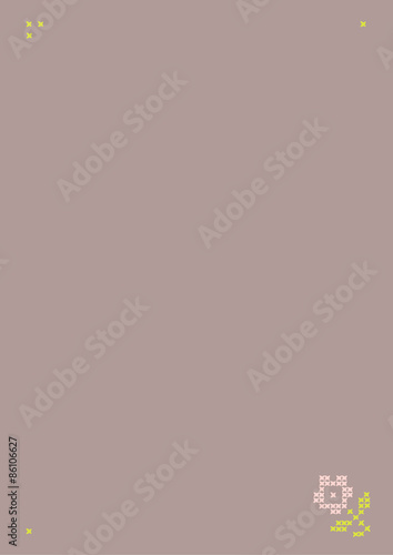 vector blank banner with delicate rose