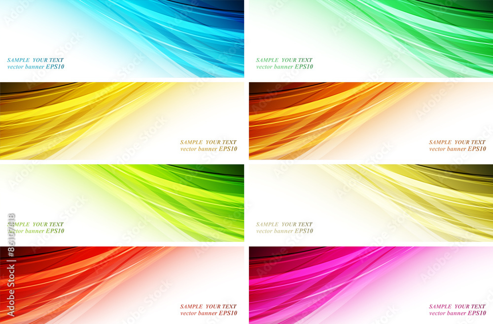 Fototapeta premium Abstract wavy background Vector design 