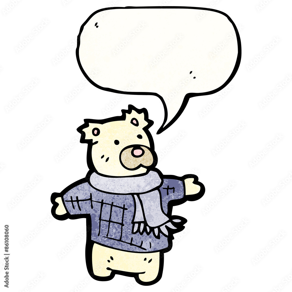 polar bear teddy cartoon polar bear teddy cartoon