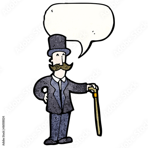 wealthy man cartoon