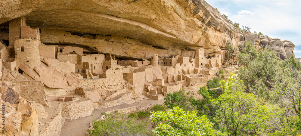 Panorama of Cliff Palace - Mesa Verde