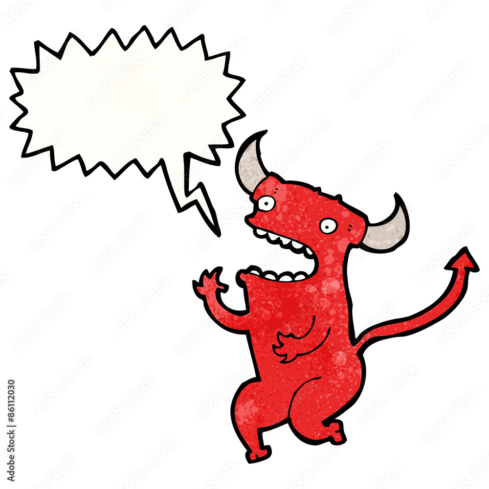 shouting little devil cartoon shouting little devil cartoon
