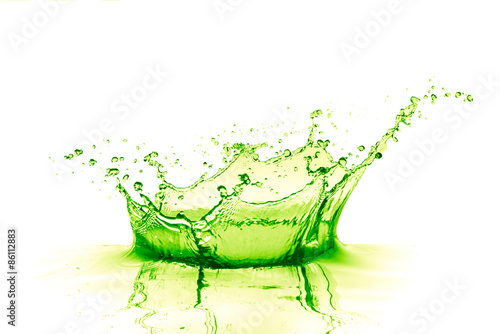 lime drink splash