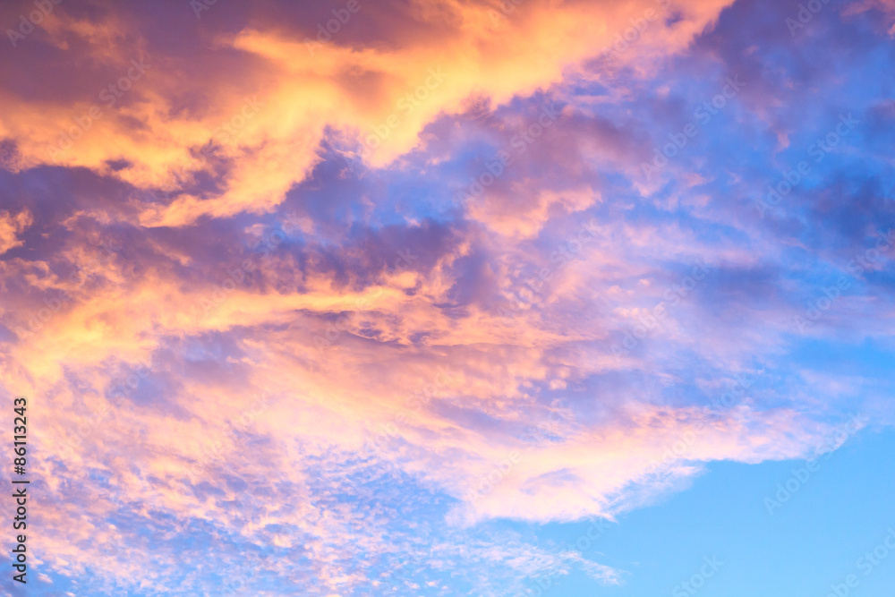 Obraz premium colorful sky