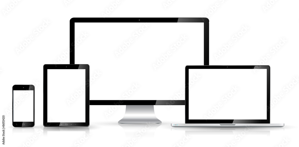 Modern digital tech device collection Modern digital tech device collection