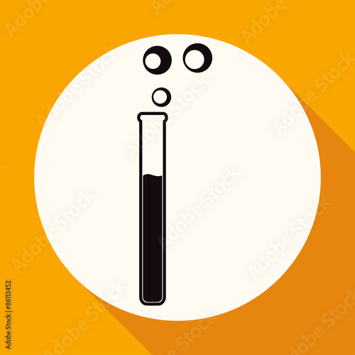 vitro icon on white circle with a long shadow