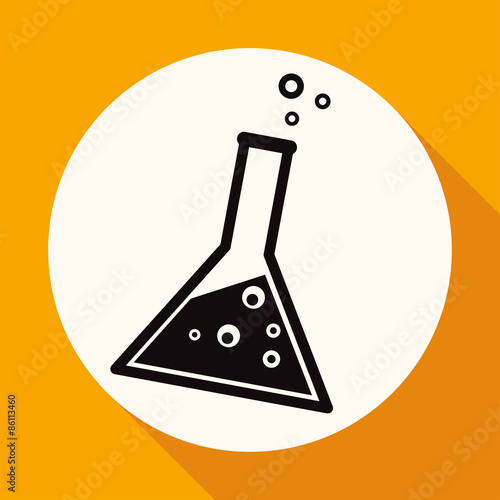 vitro icon on white circle with a long shadow