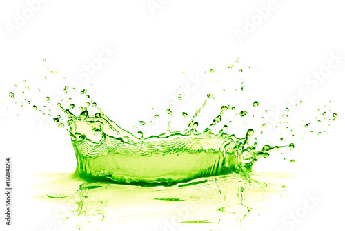 lime drink splash