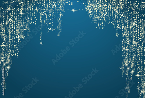 magic purple Blue background