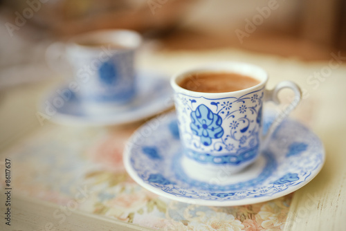 Turkish Cofee with cup