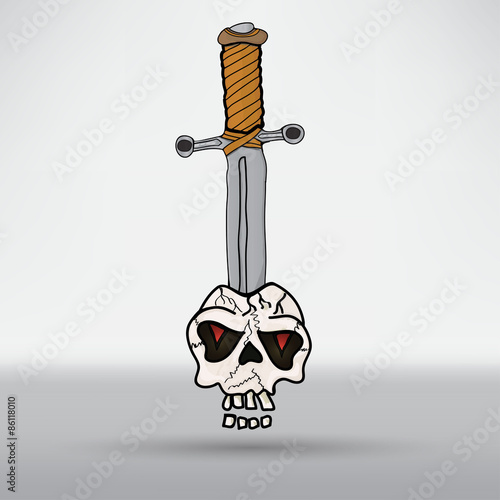 sword in the skull