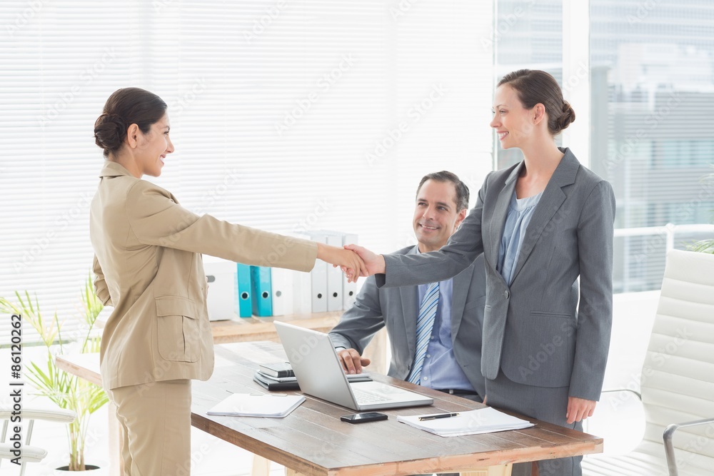 Business people conducting an interview Business people conducting an interview