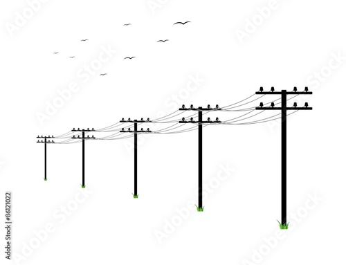 high voltage power lines
