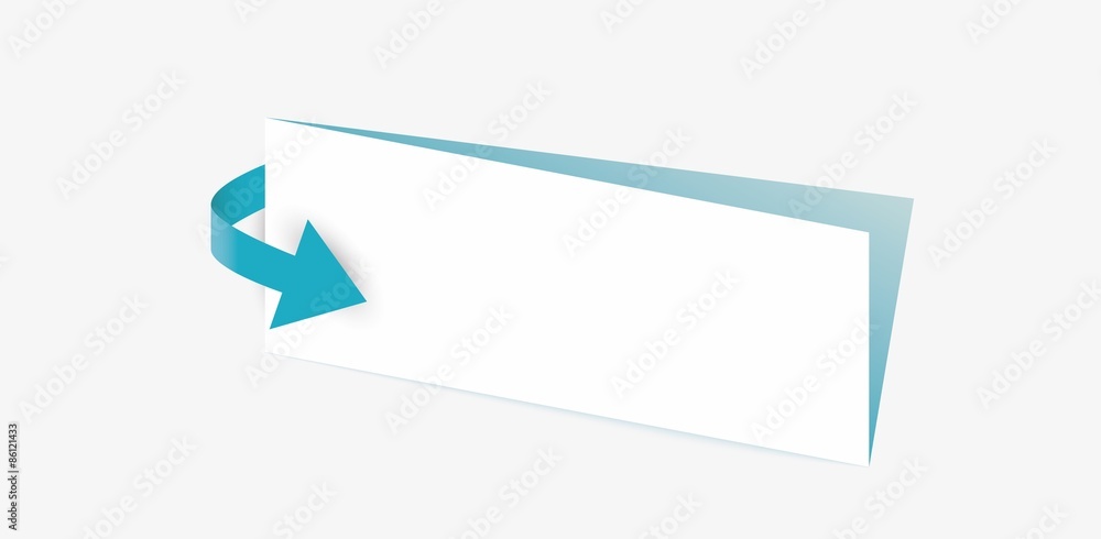 arrow and paper with shadow arrow and paper with shadow