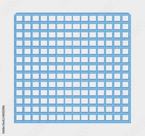 blue jail bars