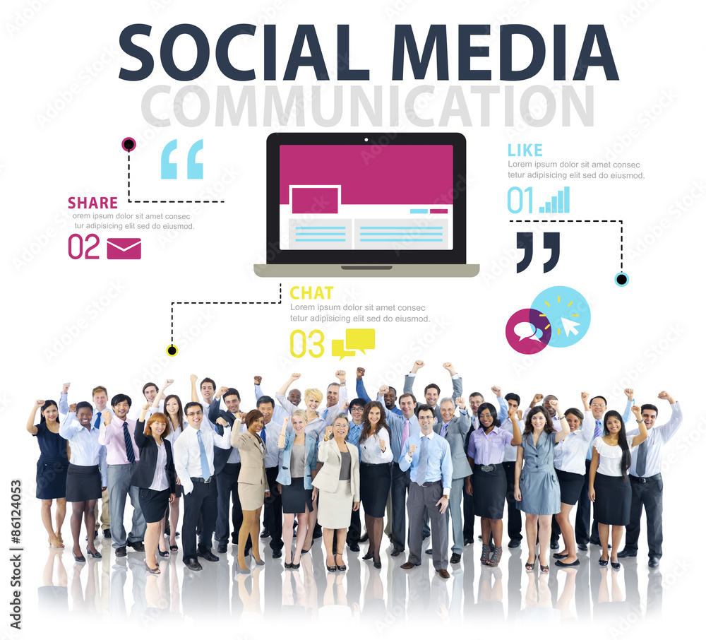 Social Media Social Networking Technology Connection Concept Social Media Social Networking Technology Connection Concept