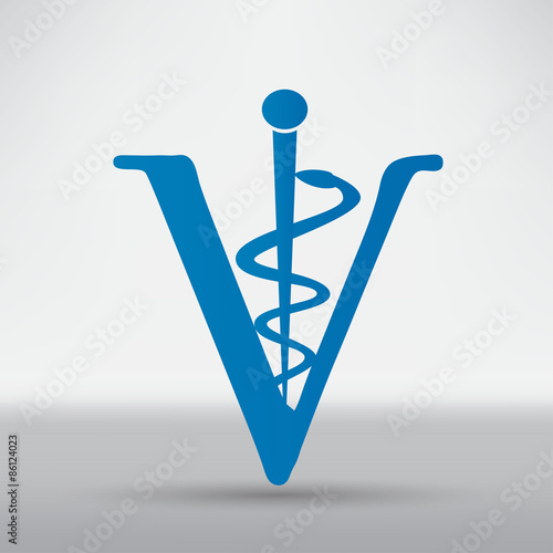 Veterinary sign cat and dog symbol