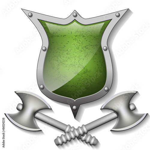 Axes and shields