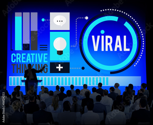 Wallpaper Mural Viral Technology Global Communicatiion Sharing Concept Torontodigital.ca