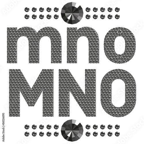 diamond letters and numbers big and small