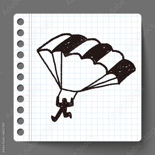doodle parachute