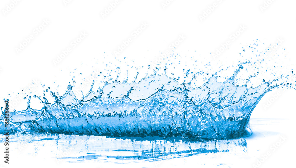 Obraz blue water splash