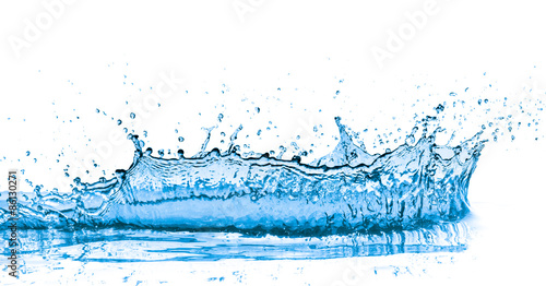 blue water splash © kubais