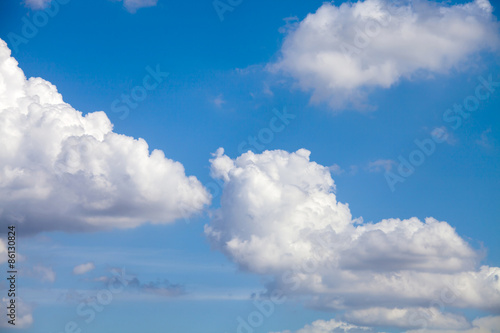 Blue sky and clouds in summer season © chattranusorn09