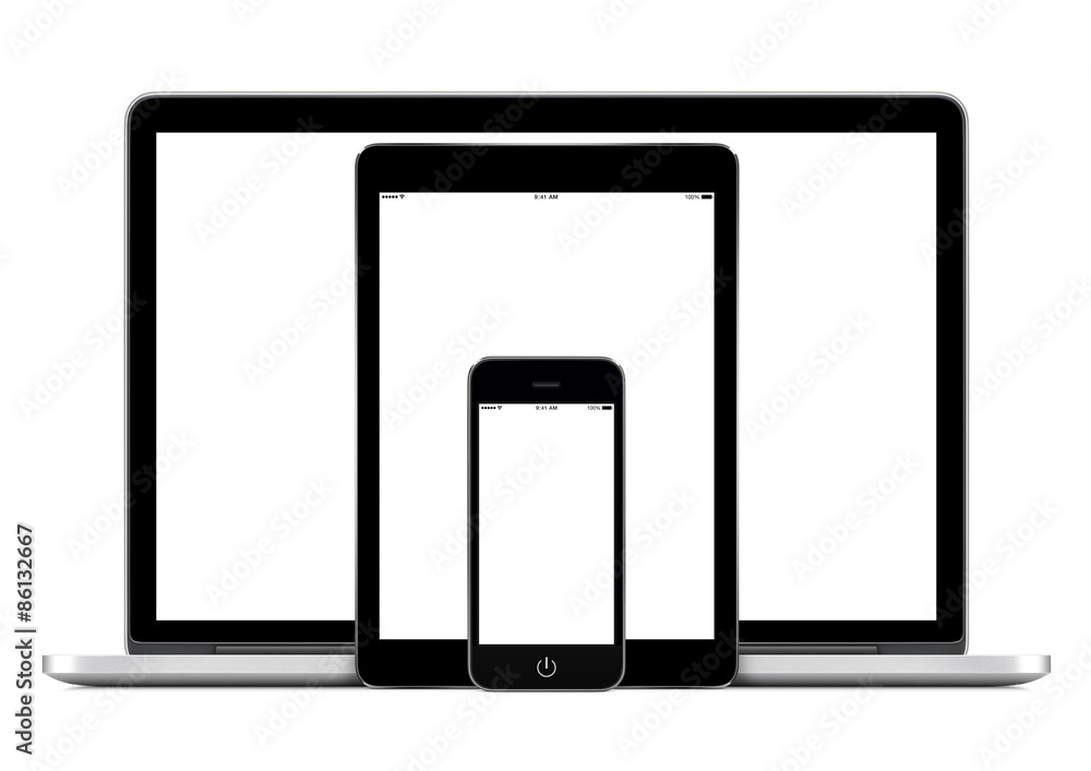 laptop computer, smartphone and digital tablet pc template laptop computer, smartphone and digital tablet pc template
