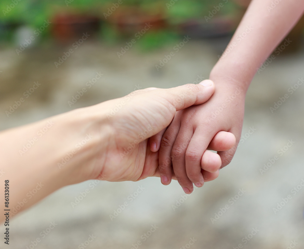 Mother hand and child Mother hand and child