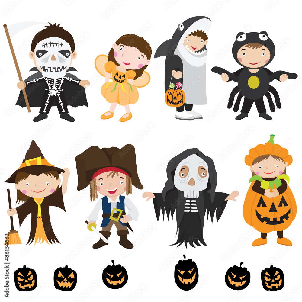 Cute Halloween Characters and Costume Cute Halloween Characters and Costume