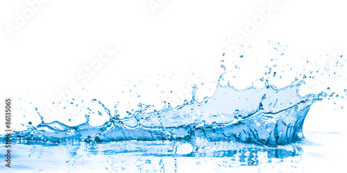 Fotografie, Obraz blue water splash