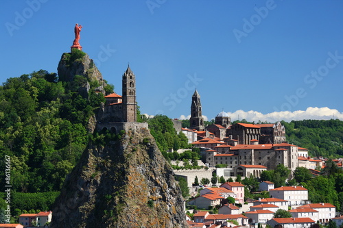 Tableau sur toile Le Puy en Velay Haute-Loire Auvergne France