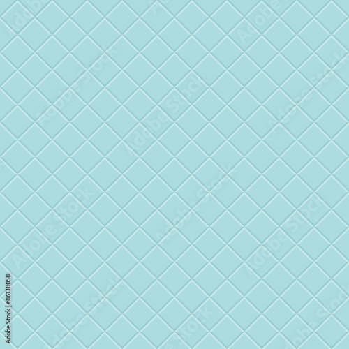 Diagonal Turquoise Tiles Seamless Pattern