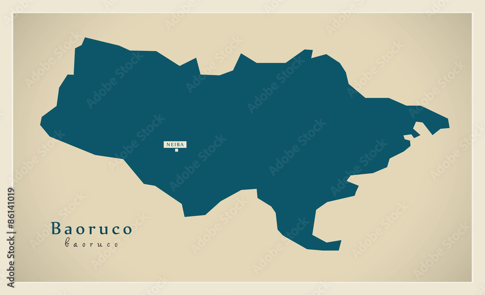 Modern Map - Baoruco DO