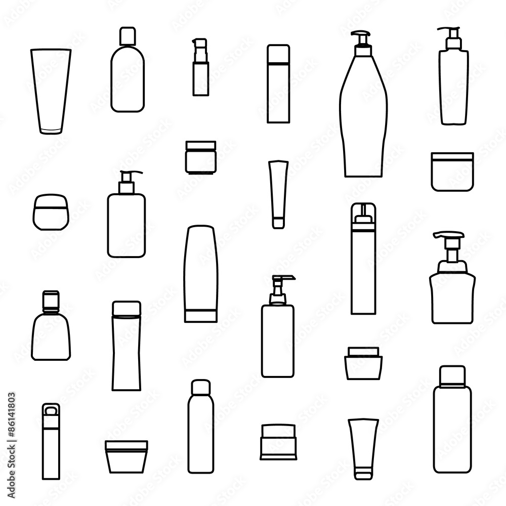 cream bottle line icon ,vector cream bottle line icon ,vector