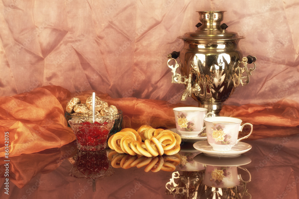 Fototapeta premium Tea Still Life