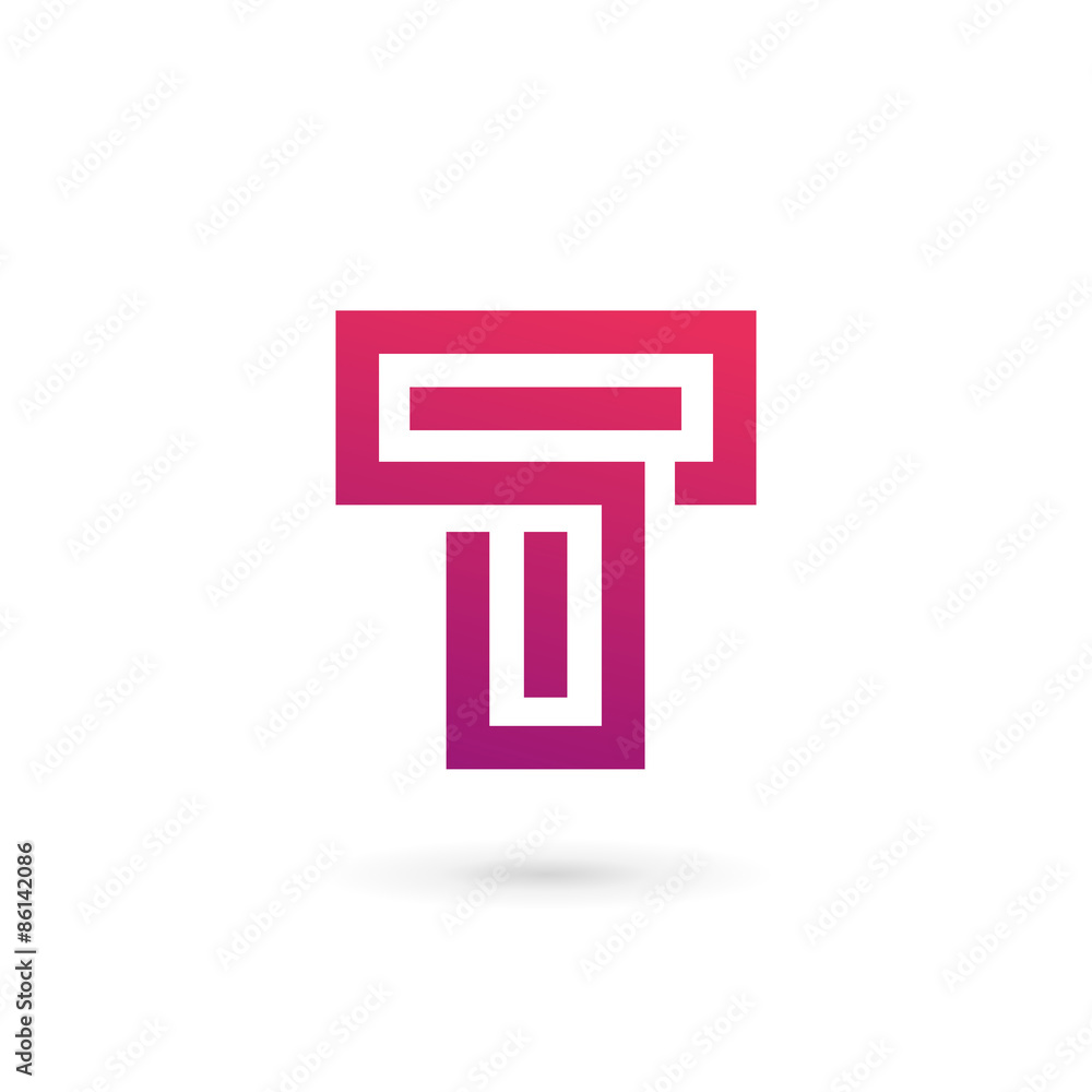 Letter T logo icon design template elements Letter T logo icon design template elements