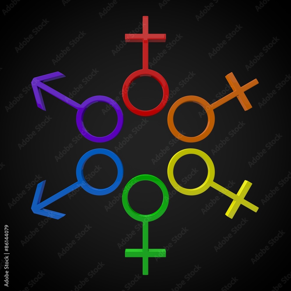 Obraz premium gender sings