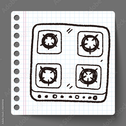 gas stove doodle