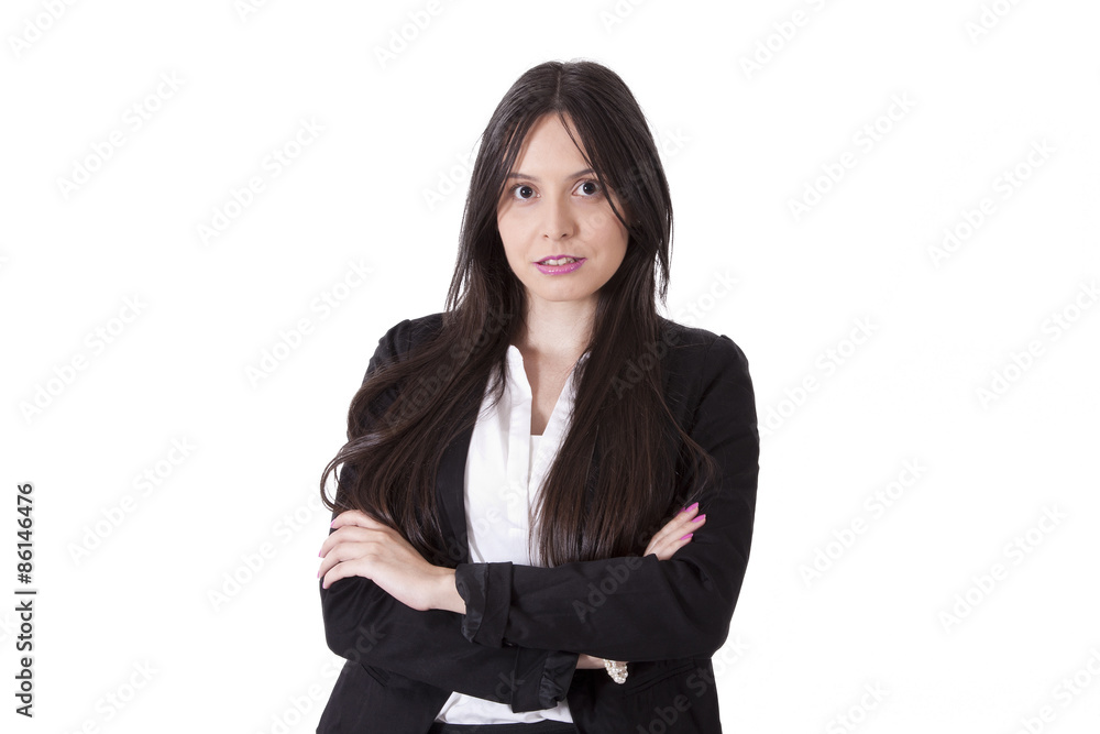 business woman arms crossed